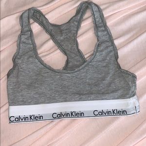 calvin klein sports bra